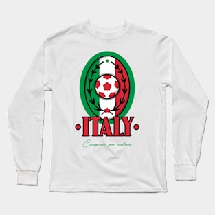 Italy Italian Soccer Fan Long Sleeve T-Shirt